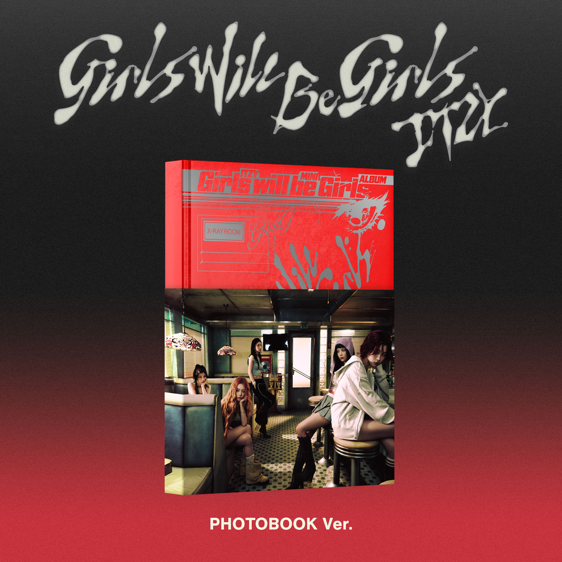 【新品未開封】5周年 Photobook whoz that girl? ITZY [Girls Will Be Girls] (Photobook Ver.) | MAKESTAR